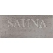 ZOLLNER Saunatuch 80 x 200 cm grau