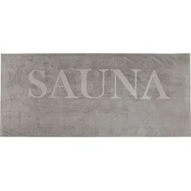 ZOLLNER Saunatuch 80 x 200 cm grau