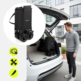 OEM Bollerwagen faltbar 200L schwarz
