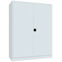 Pavoy Schwerlastschrank Metall 1950x1470x630 RAL 7035 8 Fachböden