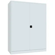 Pavoy Schwerlastschrank Metall 1950x1470x630 RAL 7035 8 Fachböden