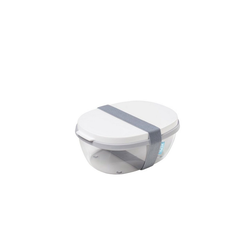 Mepal Frischhaltedose Frischhaltebox Salatbox Ellipse, Kunststoff, (1-tlg) weiß