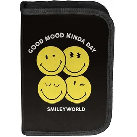 Goldkids 4er-Set Schulranzen Emoji Motiv Schwarz/Bunt