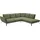 otto home Ecksofa OTTO HOME "Mikado L-Form", grün (olive), B:297cm H:88cm T:245cm, 100% Polyester, Sofas, Ecksofa, inkl. Sitztiefenverstellung und Armteilverstellung, Topseller
