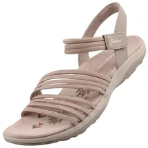SKECHERS 163573 TPE Reggae Slim - Coffee Run Damen Sandalen, grau, Größe 41