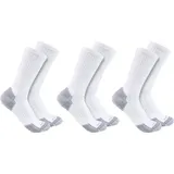 CARHARTT Midweight Cotton Blend Crew Sock 3 Paare Weiß L