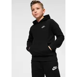 Nike Sportswear Kapuzensweatshirt Kinder black/white S (128-137 cm) - Schwarz