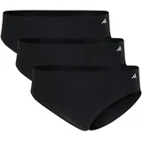 adidas Bikinislip 3 St. Schwarz XS