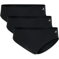 adidas Bikinislip 3 St. Schwarz XS