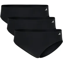 adidas Bikinislip 3 St. Schwarz XS