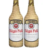 Nega Fulo - echter brasilianischer Super Premium Cachaca aus Zuckerrohr (1 x 1,0l) - als Caipirinha oder eisgekühlt pur ein wahrer Genuss (Packung mit 2)