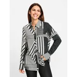 Witt Weiden Klassische Bluse Schwarz/Weiß 36