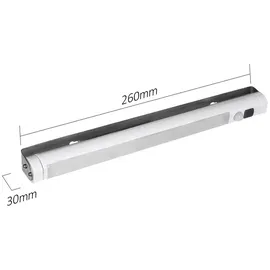 Maclean Brackets Maclean MCE166 Unterbauleuchte Küchenlampe LED SWD mit PIR 120 Grad Bewegungsmelder 360° Grad rotierbar