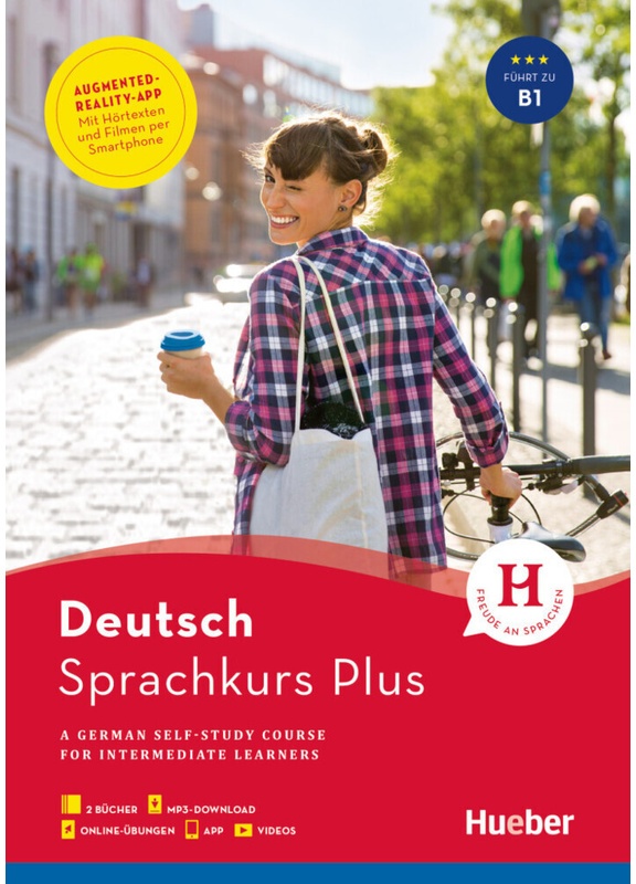 Hueber Sprachkurs Plus / Hueber Sprachkurs Plus Deutsch B1  Englische Ausgabe  M. 1 Buch  M. 1 Buch - Sabine Hohmann  Kartoniert (TB)