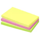 Info Box Haftnotizen farbsortiert, 3 Blöcke