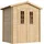 TIMBELA Gartenhaus M367C 1,96 x 1,36 m Beige