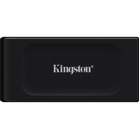 Kingston XS1000 (2000 GB), Externe SSD, Schwarz