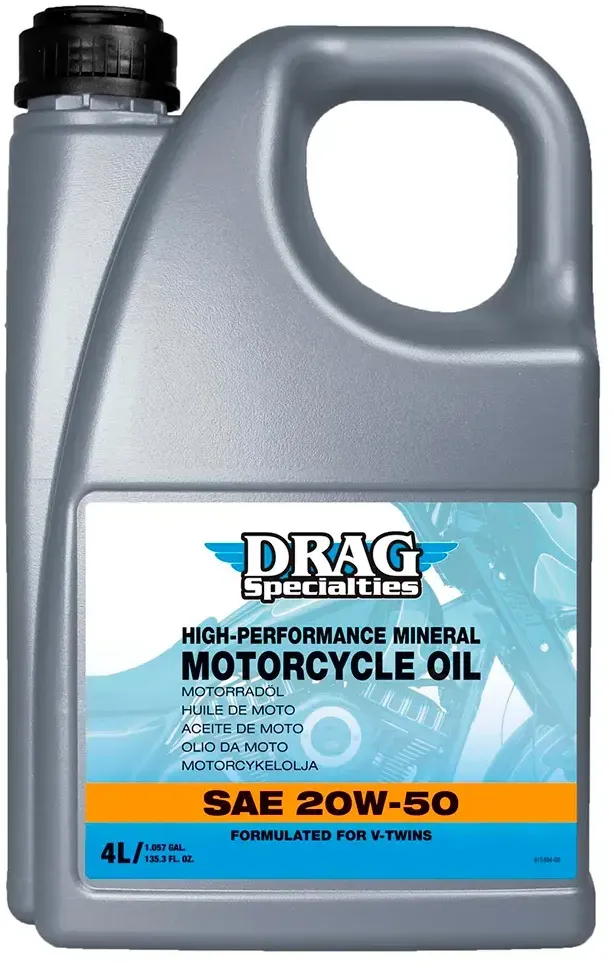 Drag Oil E-drag 20w50 Min 4l Motoröl - Grey - One Size