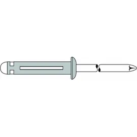 GESIPA Blindniettechnik GmbH Blindniete TRI-FOLD Alu/Alu Ø4,1 x 19 mm 250 Stück