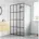 Conn Walk-In-Dusche 118 x 190 schwarz