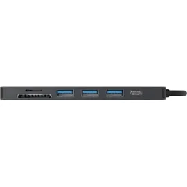 Sitecom - 7 in 1 USB-C Power Delivery Multiport Adapter - 3x USB-A (USB-C, 7 Ports), Dockingstation + USB Hub, Grau
