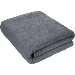 Betz Badetuch 3-tlg. Set groß XXL Badetücher Saunatuch DRESDEN 100% Baumwolle Größe 100 cm x 140 cm Farbe dunkelgrau
