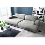 Big Sofa Madeline Stoff silber