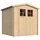 TIMBELA Holz-Gartenhaus M343F 2,16 x 1,63 m Natur