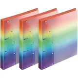 Veloflex Diamond DIN A4 20 mm Regenbogen 3 St.