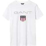 GANT Jungen T-Shirt mit GANT Wappen Print (905114)