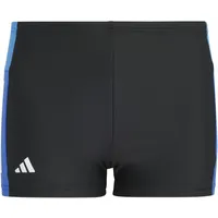 Adidas Colourblock 3-Streifen Boxer-Badehose Black / Bright Royal /