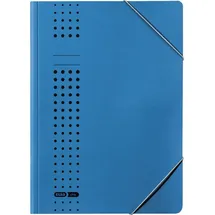 Elba Eckspanner chic 400010053 DIN A4 150Bl. Karton blau