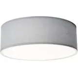 einlicht Deckenleuchte Fabric, grau, E27-Fassung, Ø 30 cm