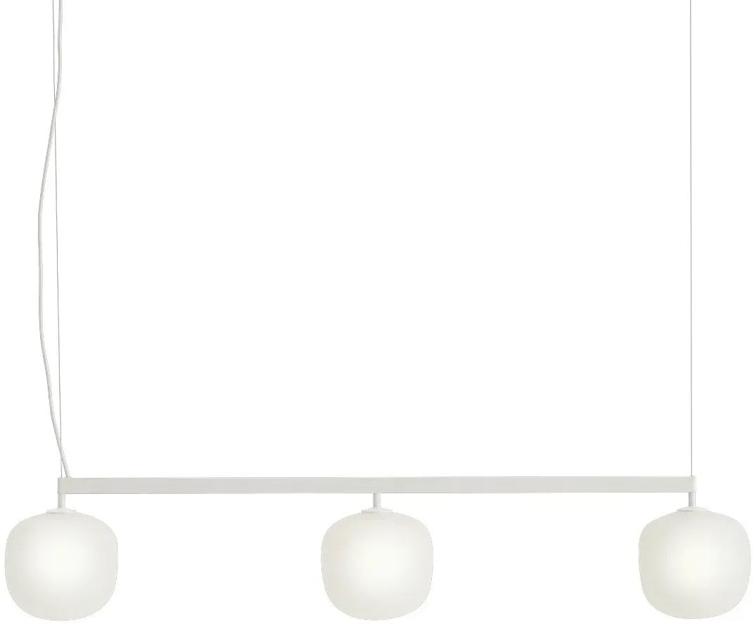 Muuto Rime Rail Pendelleuchte, weiß