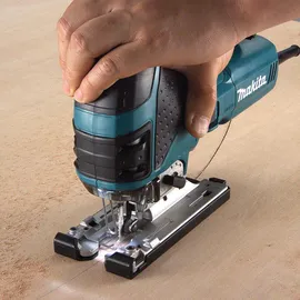 Makita 4351FCTJB ohne Akku + Transportkoffer + Sägeblatt + Parallelanschlag