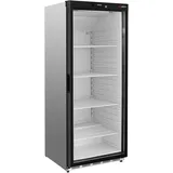 GGM Gastro | KSS600HGN | Kühlschrank Edelstahl PREMIUM - 600 Liter - mit 1 Glastür
