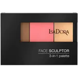IsaDora Face Sculptor 3-in-1 Palette 1 St Make up