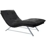 W.Schillig Relaxliege daily dreams Polyester 75 x 91 x 170 cm grau mit Kissen