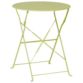 Beliani Bistro Set Grün 60x60x80