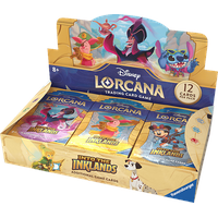 Ravensburger LORCANA Disney: Die Tintenlande - Display mit 24 Booster Packs (Englisch) Sammelkarten