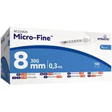 MICRO-FINE Insulinspritze  U100 0,3x8mm 100 ST 324826