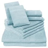 Dyckhoff Handtücher-Set 10-teilig, Blau, Baumwolle,