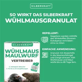 Silberkraft Maulwurf und Wühlmaus Vertreiber Sonstige 200 g