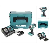 Makita DTD 153 RA1J Akku Schlagschrauber 18 V 170 Nm 1/4" Brushless + 1x Akku 2,0 Ah + Ladegerät + Makpac