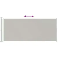 vidaXL Seitenmarkise 220x500 cm Anthrazit