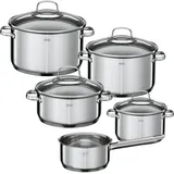 Rösle Elegance Topf-Set 5-tlg. 3 x Kochtopf + Bratentopf + Stielkasserolle