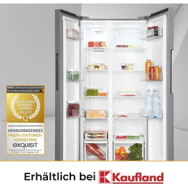 Exquisit SBS450-360E Side-by-Side (444 l, 1789 mm hoch, Anthrazit)