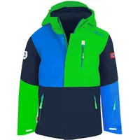 TROLLKIDS Hallingdal Jacke - Bright Green / Medium Blue