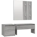 vidaXL Flurmöbel-Set Modell 1 120x40x180 grau