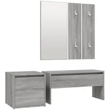 vidaXL Flurmöbel-Set Modell 1 120x40x180 grau